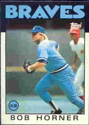 1986 Topps Tiffany #220 Bob Horner