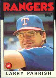 1986 Topps Tiffany #238 Larry Parrish
