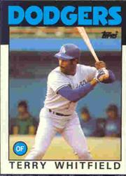 1986 Topps Tiffany #318 Terry Whitfield