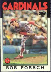 1986 Topps Tiffany #322 Bob Forsch