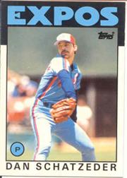 1986 Topps Tiffany #324 Dan Schatzeder front image