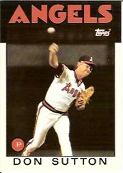 1986 Topps Tiffany #335 Don Sutton