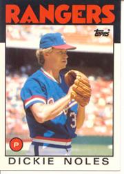 1986 Topps Tiffany #388 Dickie Noles
