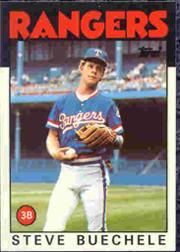 1986 Topps Tiffany #397 Steve Buechele