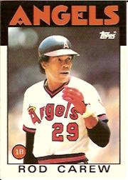 1986 Topps Tiffany #400 Rod Carew