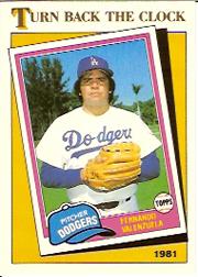 1986 Topps Tiffany #401 Fernando Valenzuela/TBC '81