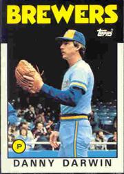 1986 Topps Tiffany #519 Danny Darwin