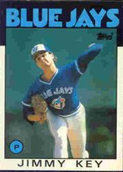 1986 Topps Tiffany #545 Jimmy Key
