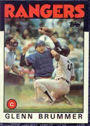 1986 Topps Tiffany #616 Glenn Brummer