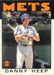 1986 Topps Tiffany #619 Danny Heep