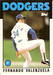 1986 Topps Tiffany #630 Fernando Valenzuela
