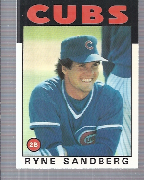 1986 Topps Tiffany #690 Ryne Sandberg UER