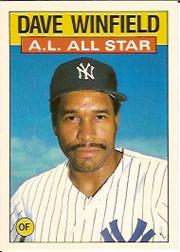 1986 Topps Tiffany #717 Dave Winfield AS