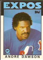 1986 Topps Tiffany #760 Andre Dawson