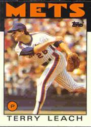1986 Topps Tiffany #774 Terry Leach