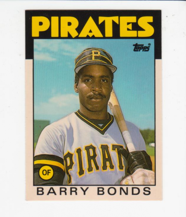 1986 Topps Traded Tiffany #11T Barry Bonds front image