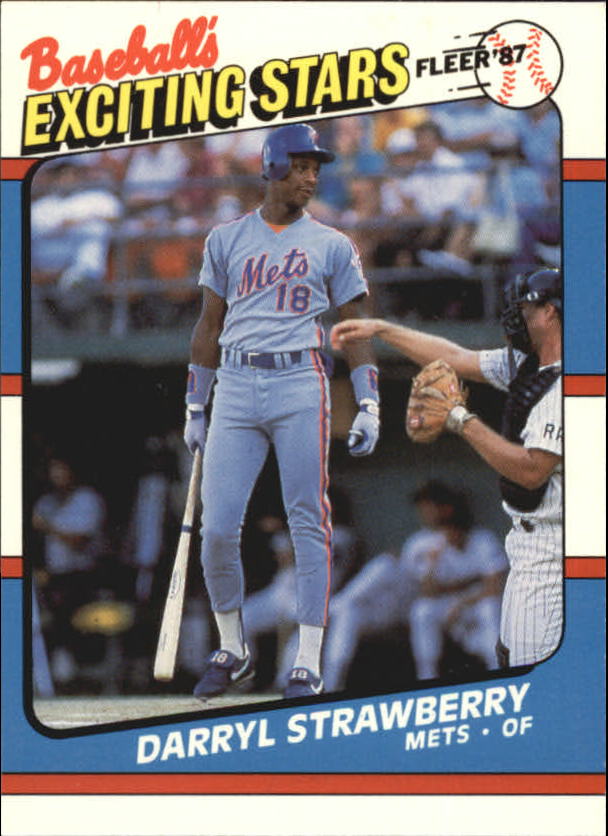 Fleer Exciting Stars Darryl Strawberry Nm Mt