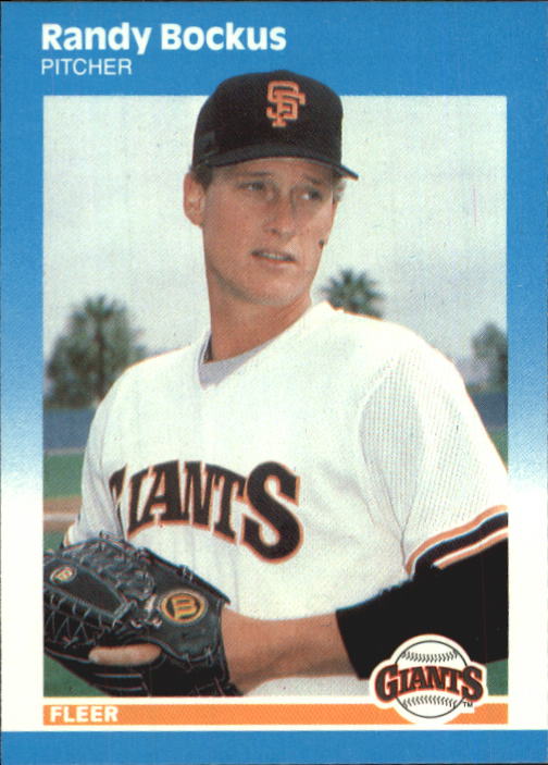 1987 Fleer Update Glossy #6 Randy Bockus