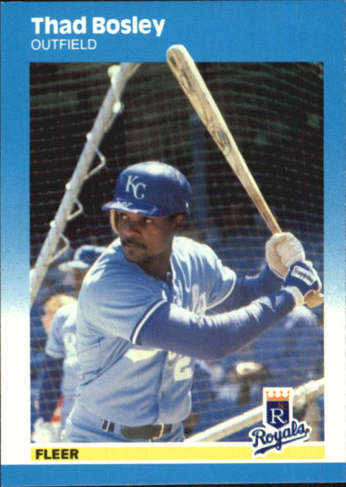 1987 Fleer Update Glossy #8 Thad Bosley