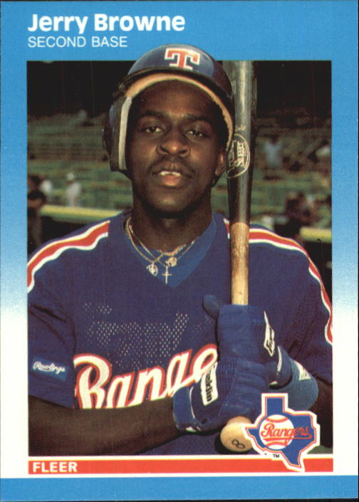 1987 Fleer Update Glossy #12 Jerry Browne