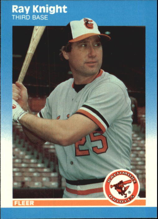1987 Fleer Update Glossy #58 Ray Knight