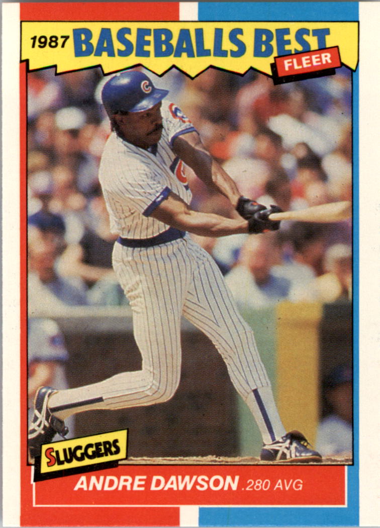 1987 Fleer Sluggers/Pitchers #12 Andre Dawson