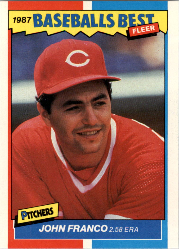 1987 Fleer Sluggers/Pitchers #14 John Franco