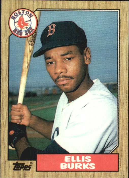 1987 Topps Traded Tiffany #14T Ellis Burks