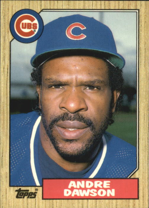 1987 Topps Traded Tiffany #27T Andre Dawson