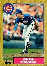 1987 Topps Traded Tiffany #70T Greg Maddux