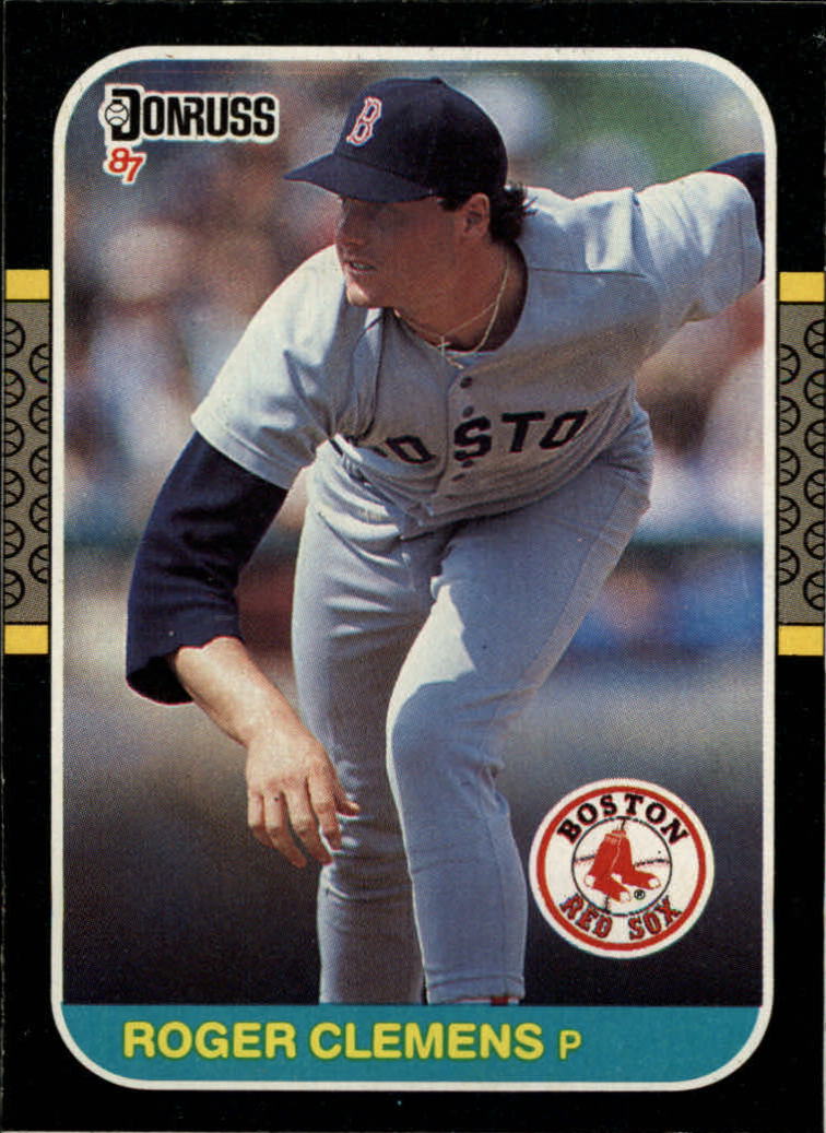 1987 Donruss All-Star Box #PC14 Roger Clemens