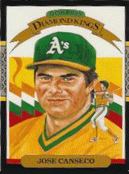 1987 Donruss Super DK's #6 Jose Canseco