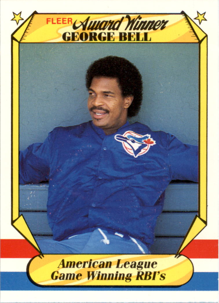 1987 Fleer Award Winners #2 George Bell