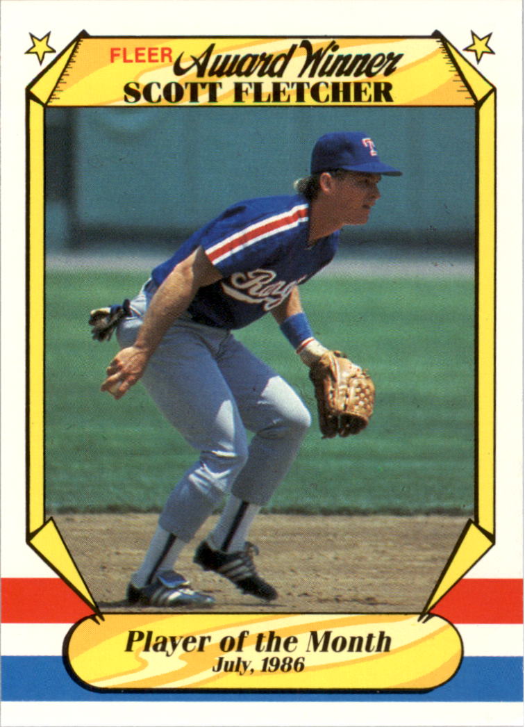 1987 Fleer Award Winners #13 Scott Fletcher