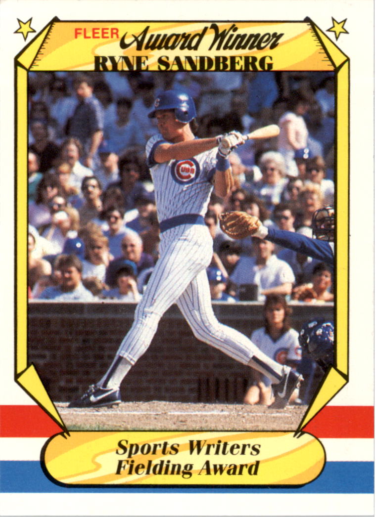 1987 Fleer Award Winners #35 Ryne Sandberg