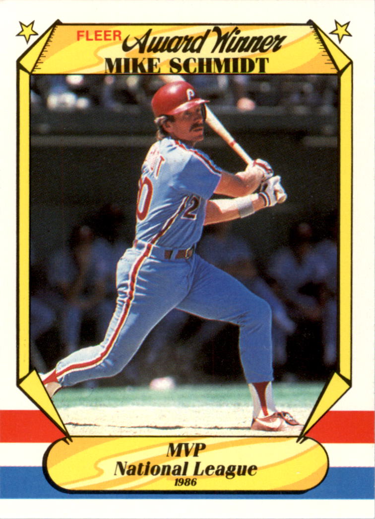 1987 Fleer Award Winners #36 Mike Schmidt