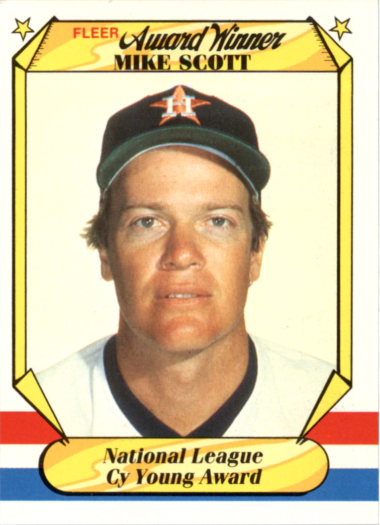 1987 Fleer Award Winners #37 Mike Scott
