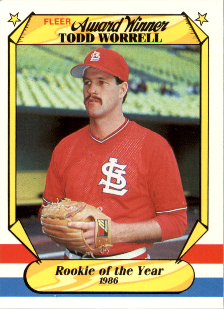 1987 Fleer Award Winners #44 Todd Worrell