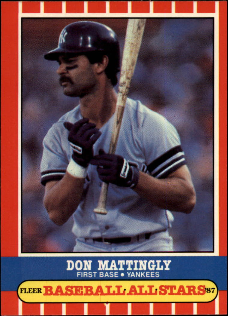 1987 Fleer Baseball All-Stars #26 Don Mattingly