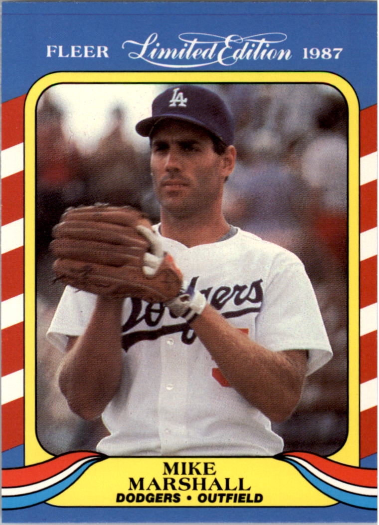 1987 Fleer Limited Edition #25 Mike Marshall