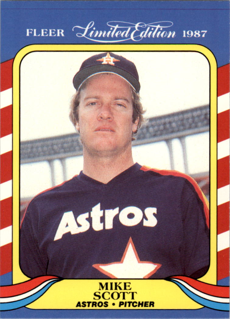 1987 Fleer Limited Edition #38 Mike Scott