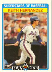 1987 Kay-Bee #17 Keith Hernandez