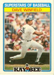 1987 Kay-Bee #33 Dave Winfield