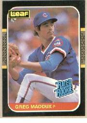 1987 Leaf/Donruss #36 Greg Maddux RR RC
