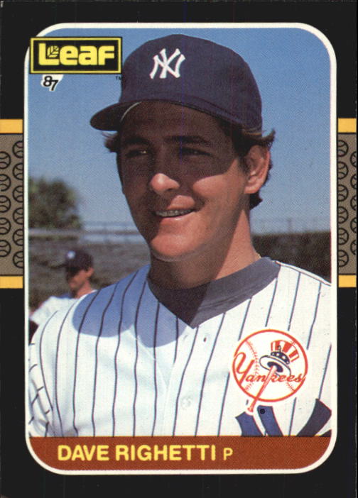 1987 Leaf/Donruss #53 Dave Righetti
