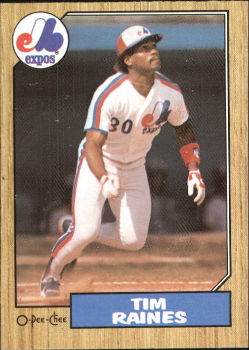 1987 O-Pee-Chee #30 Tim Raines