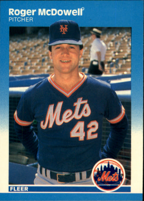 1987 Fleer #16 Roger McDowell