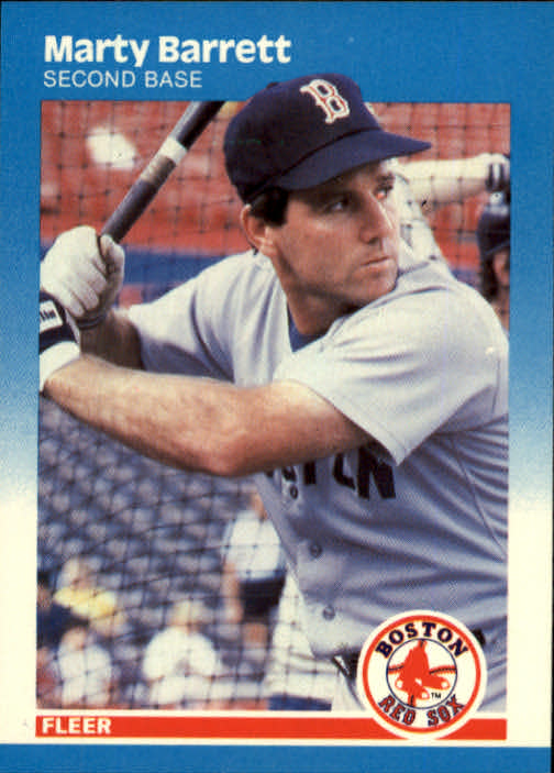 1987 Fleer #27 Marty Barrett