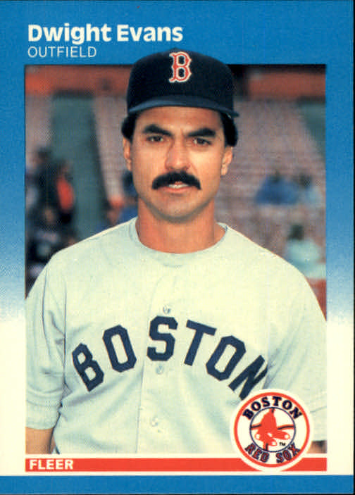 1987 Fleer #34 Dwight Evans