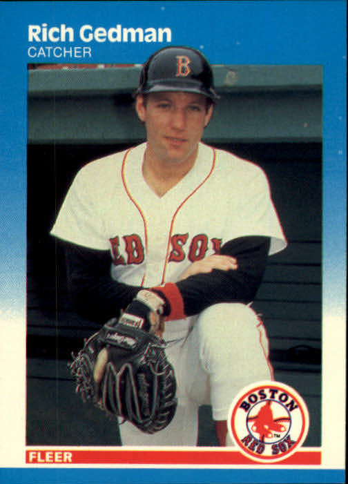 1987 Fleer #35 Rich Gedman